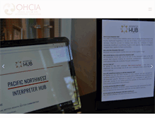 Tablet Screenshot of ohcia.org